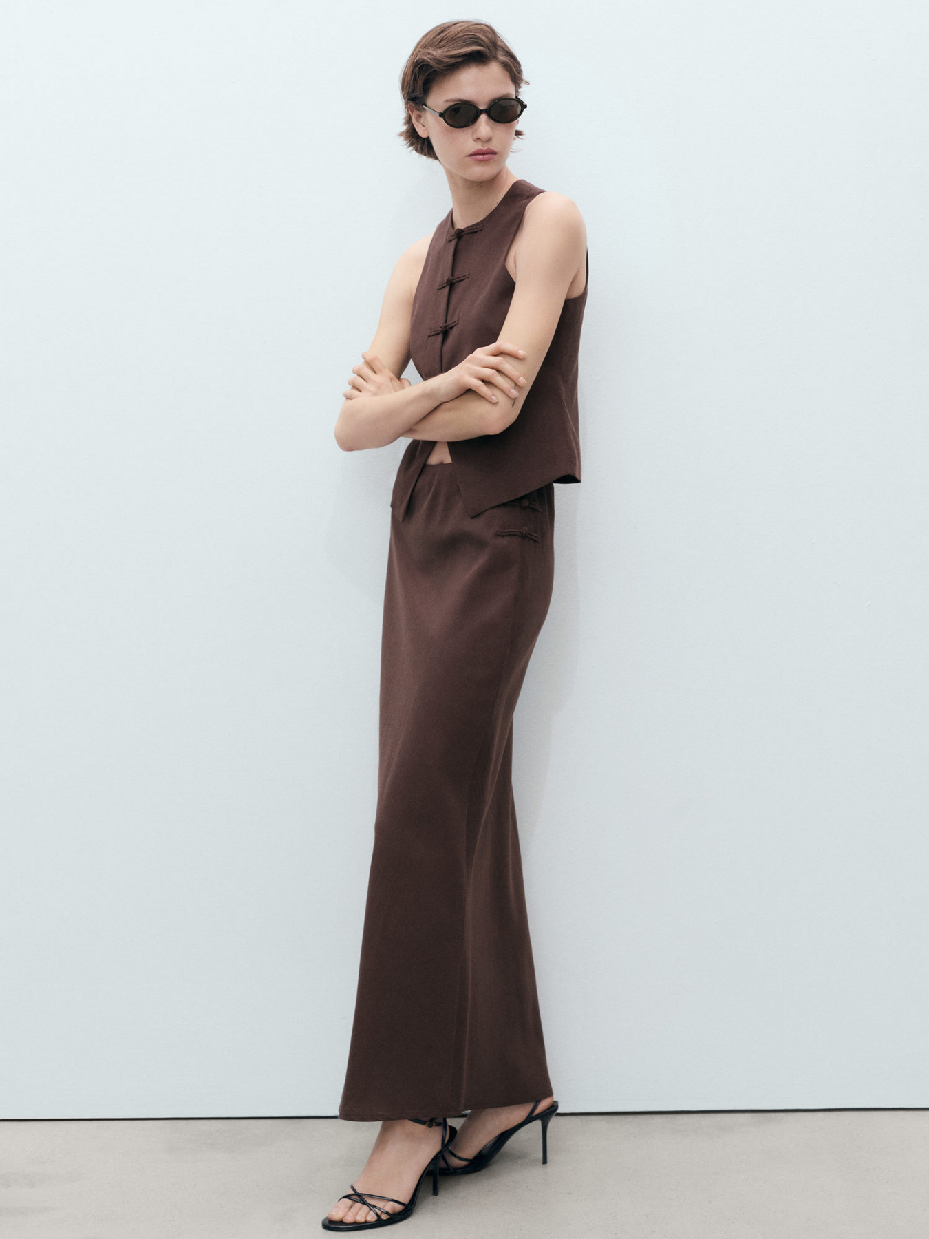 Спідниця максі MANGO модель 17071141_32 Фото