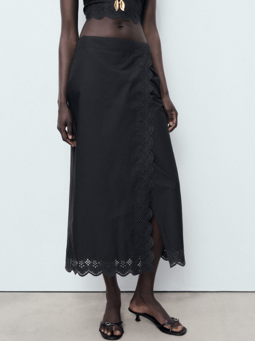 Юбка миди MANGO модель 17071187_99 Фото