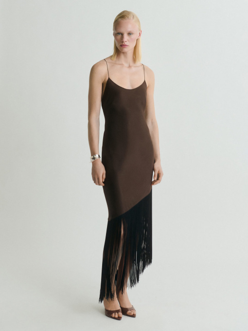 Платье миди MANGO модель 87009089_30 Фото