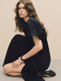 Платье миди MANGO модель 87018645_99 Фото