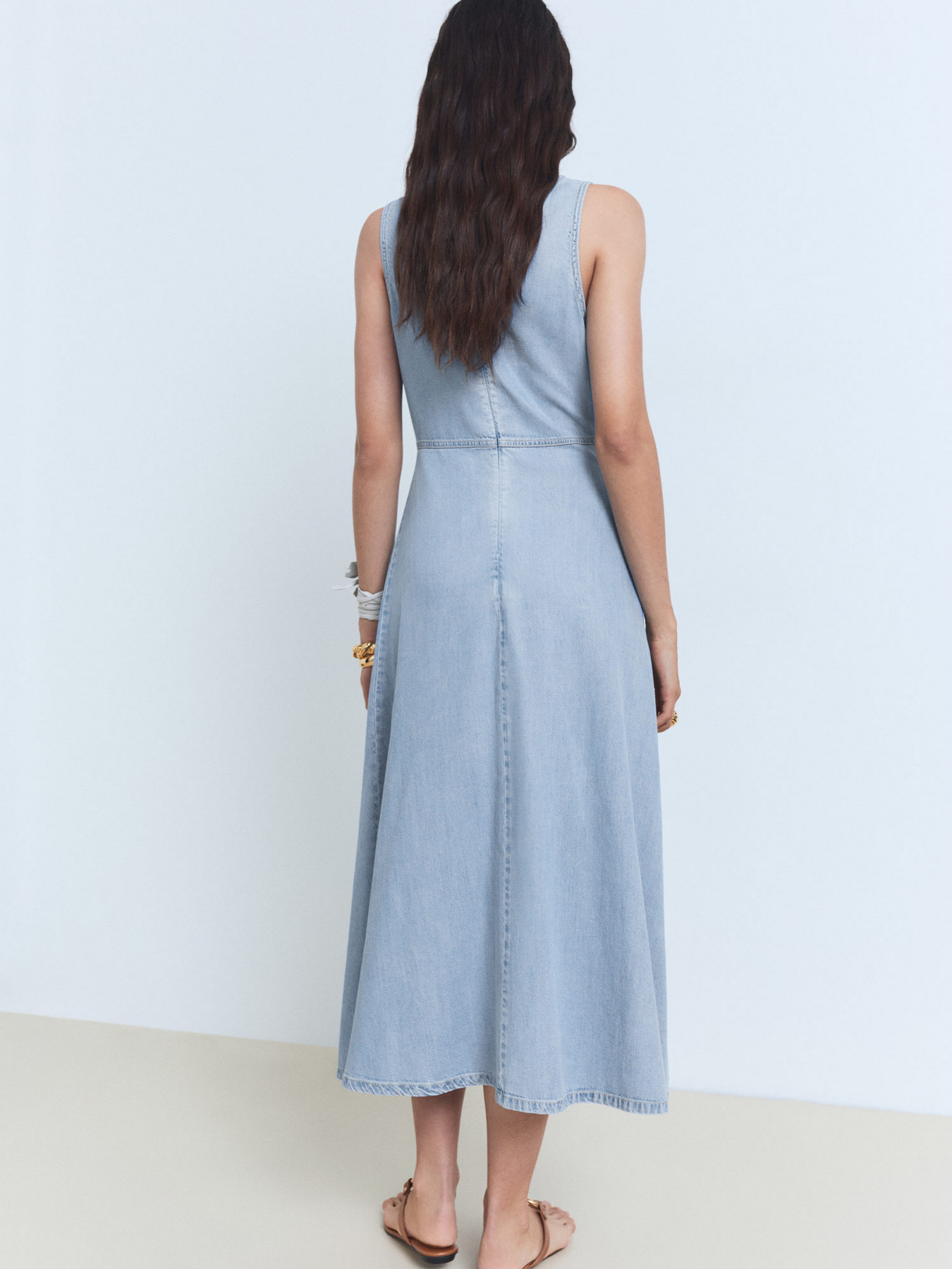 Платье миди MANGO модель 87028650_TC Фото