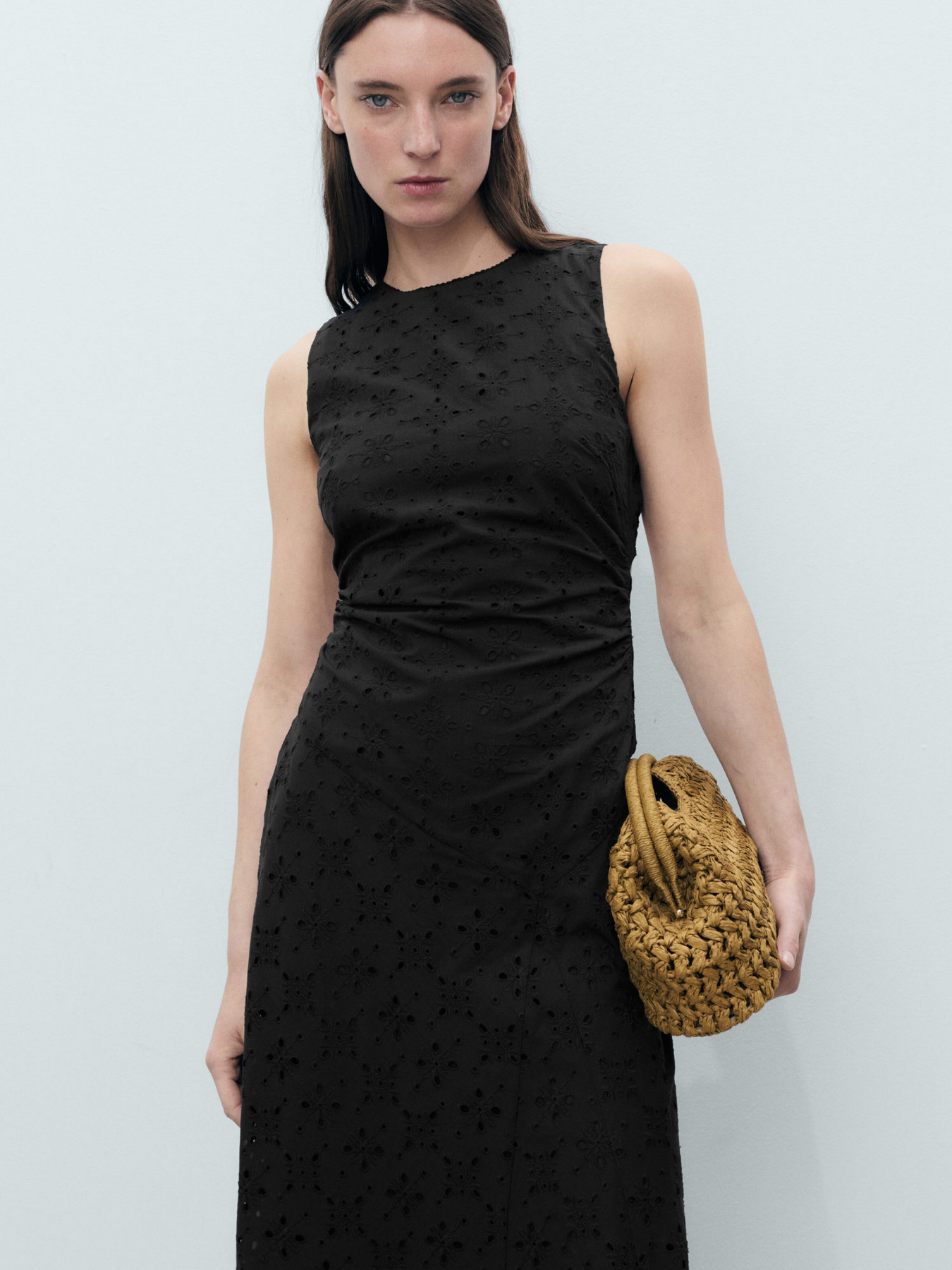 Платье миди MANGO модель 87019067_99 Фото