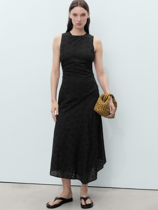 Платье миди MANGO модель 87019067_99 Фото