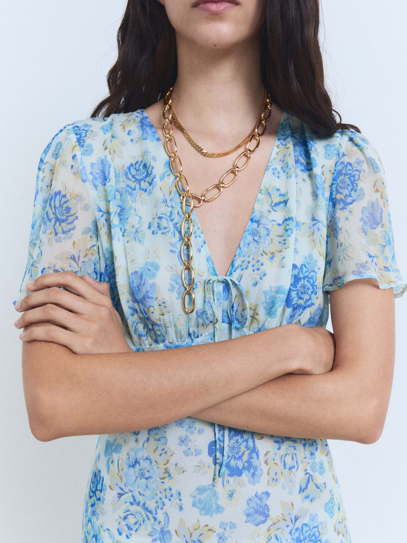 Платье миди MANGO модель 87019068_52 Фото