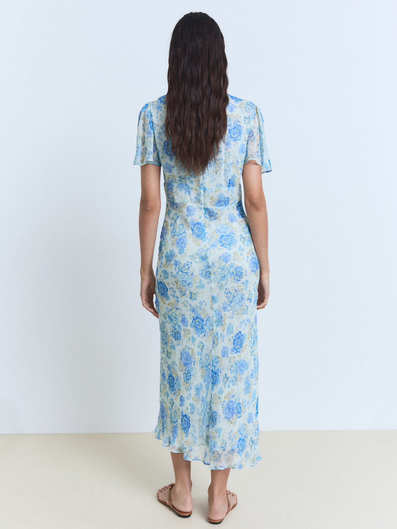 Платье миди MANGO модель 87019068_52 Фото