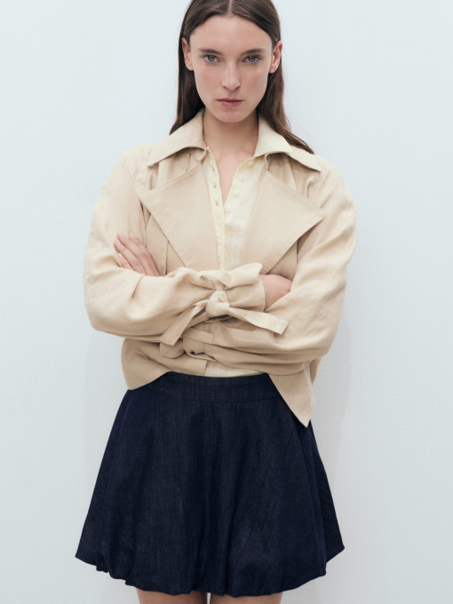 Юбка мини MANGO модель 87067909_TS Фото