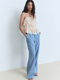 Широкі джинси MANGO модель 87038649_TC Широкі джинси MANGO модель 87038649_TC Фото