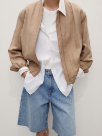 Шорты джинсовые MANGO модель 87048643_TM Фото