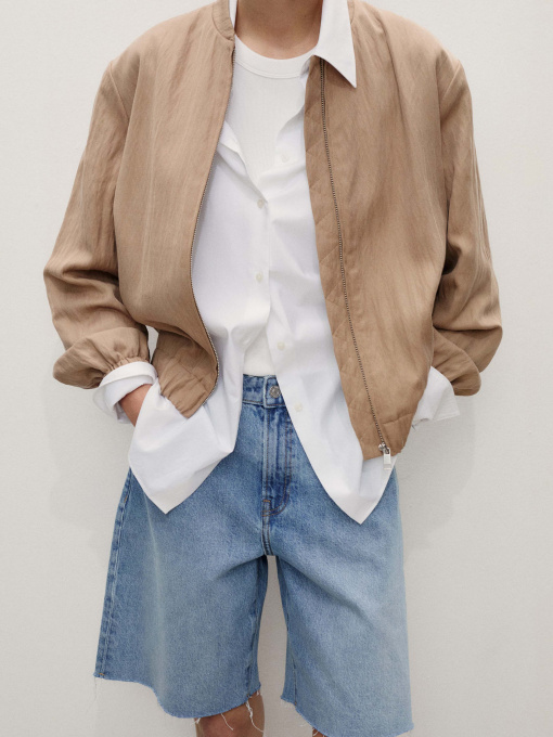 Шорты джинсовые MANGO модель 87048643_TM Фото