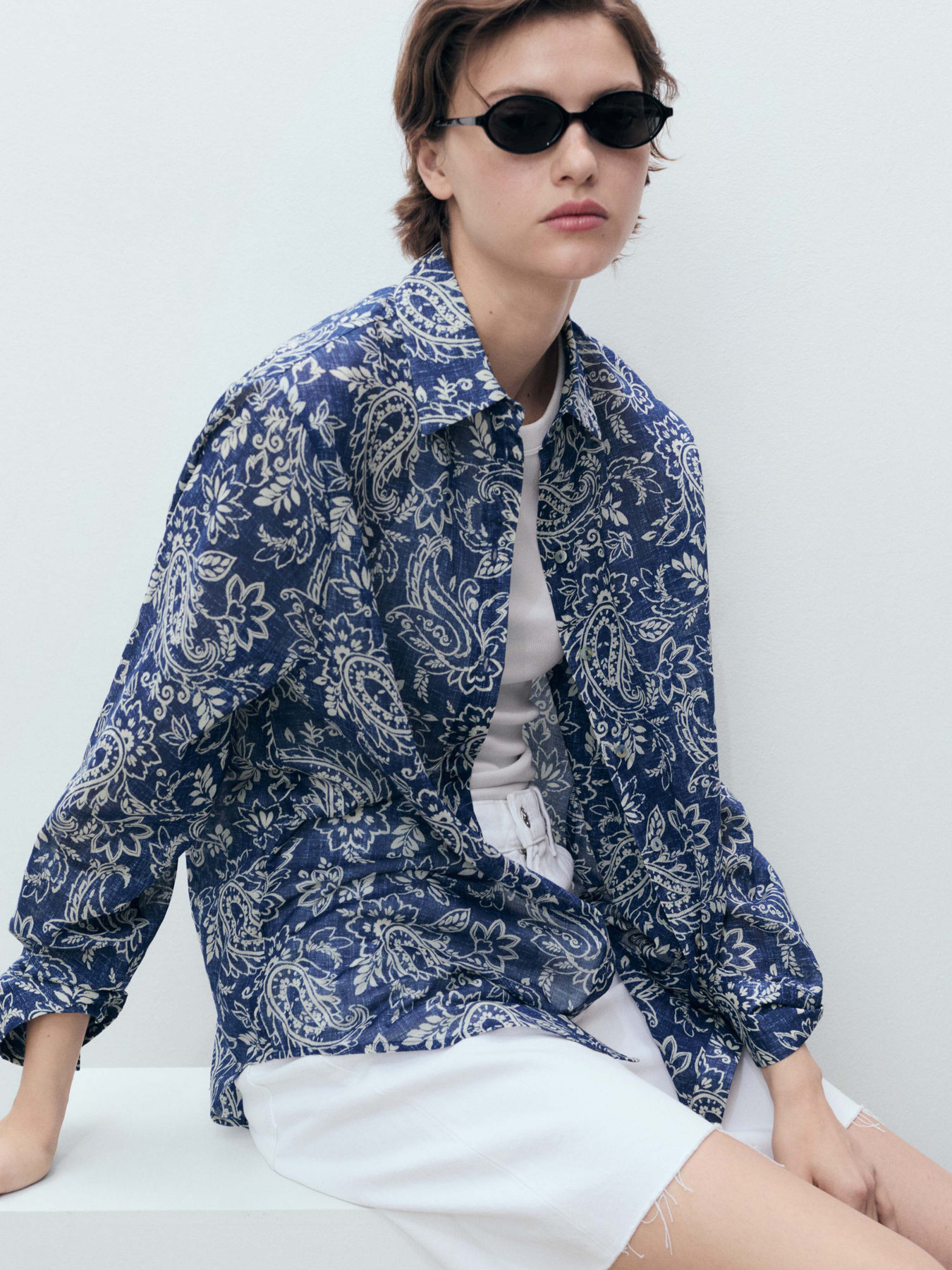 Сорочка MANGO модель 87038644_52 Фото