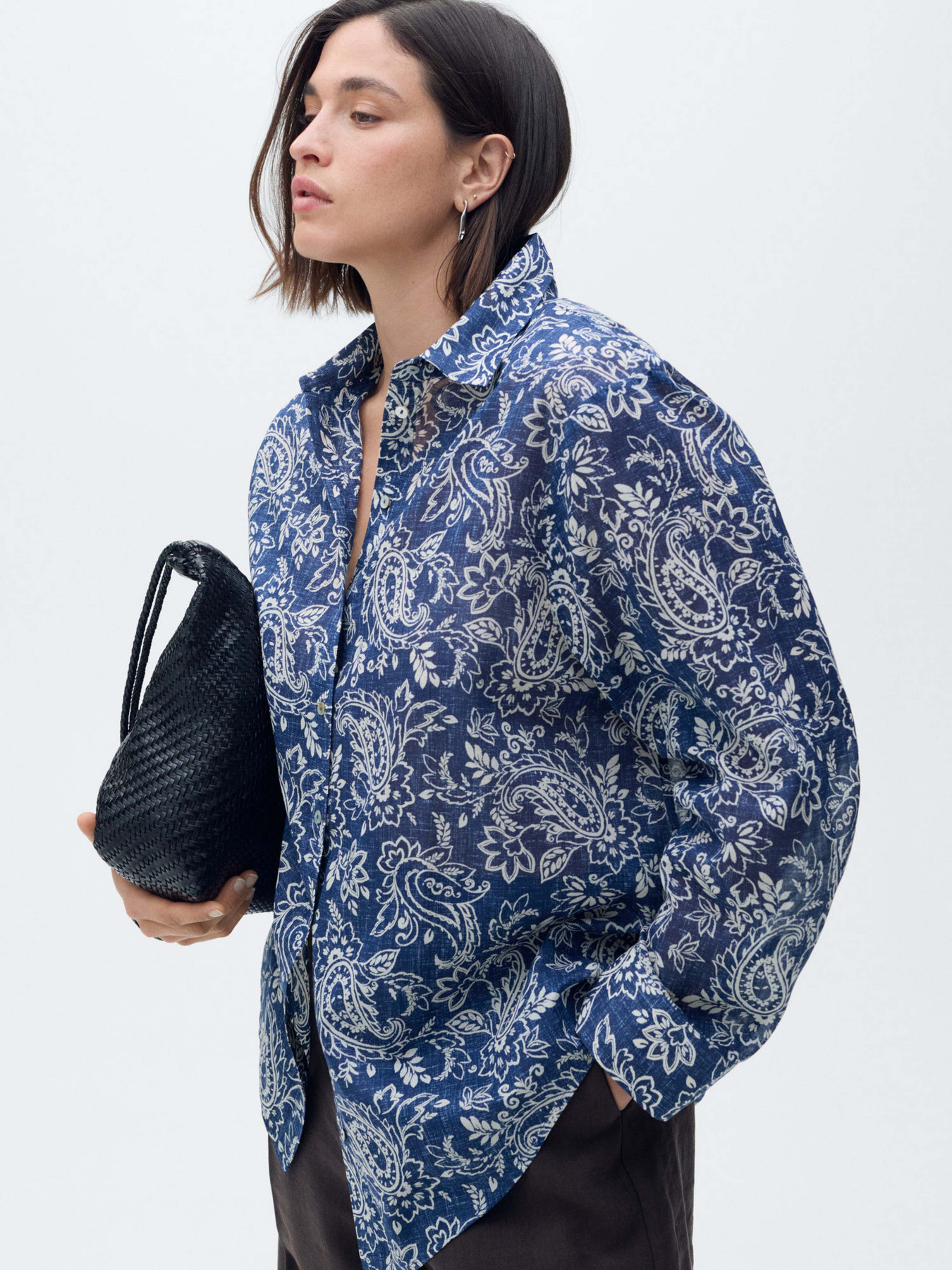 Сорочка MANGO модель 87038644_52 Фото