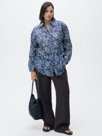 Рубашка повседневная MANGO модель 87038644_52 Фото