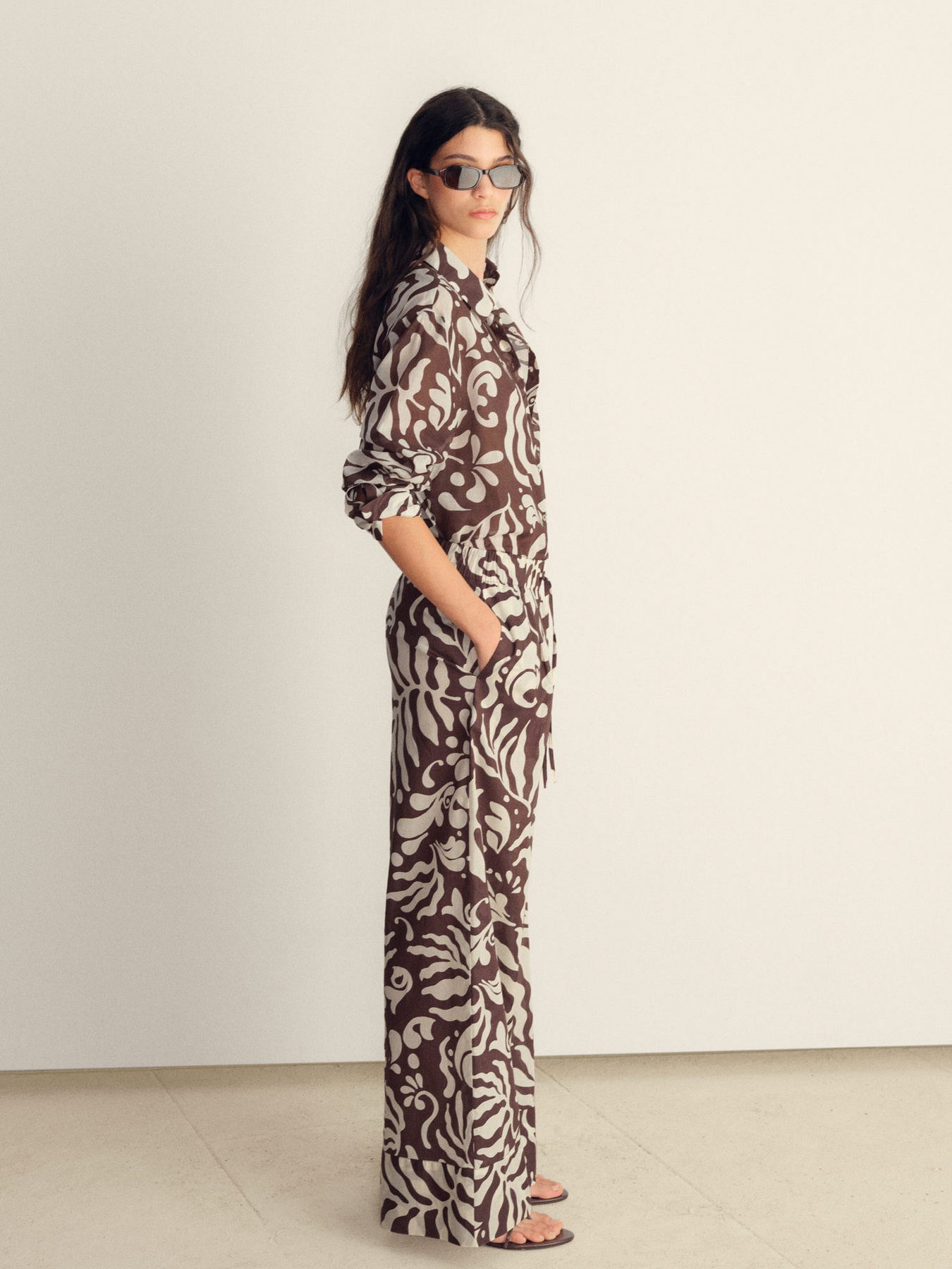 Повседневные штаны MANGO модель 87028645_30 Фото