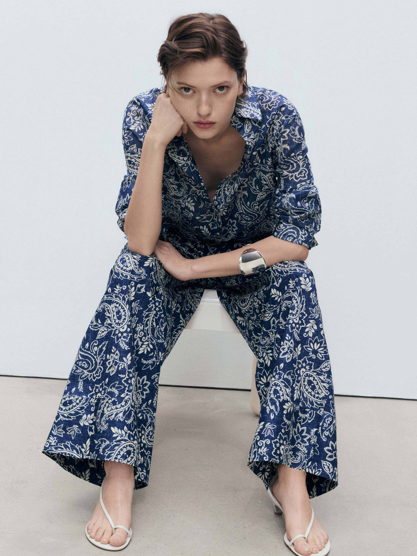 Повседневные штаны MANGO модель 87028645_52 Фото