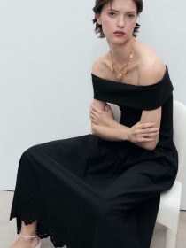 Спідниця міді MANGO модель 87049219_99 Фото