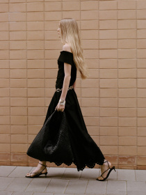 Спідниця міді MANGO модель 87049219_99 Фото