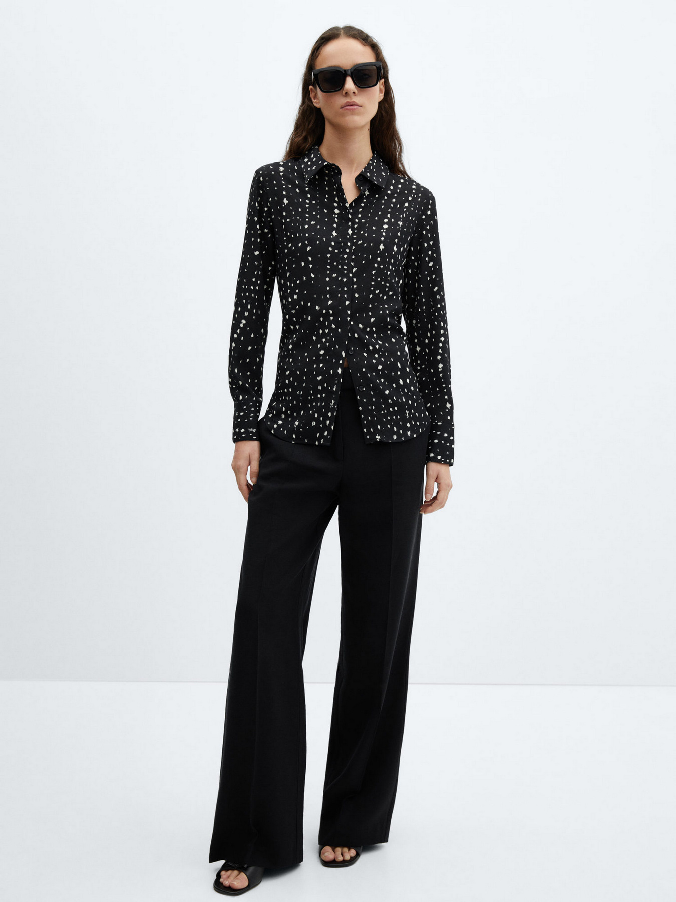 Рубашка MANGO Basic модель 67020435_34 Фото