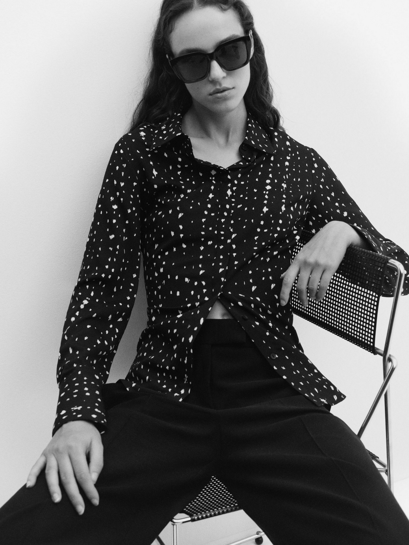 Рубашка MANGO Basic модель 67020435_34 Фото