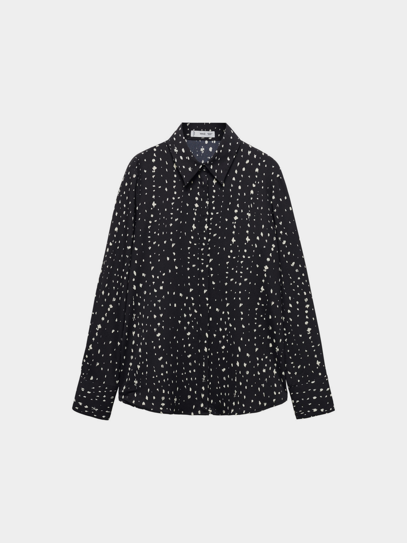 Рубашка повседневная MANGO Basic модель 67020435_34 Рубашка повседневная MANGO Basic модель 67020435_34 Фото