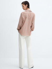 Рубашка повседневная MANGO Basic модель 67020435_79 Фото