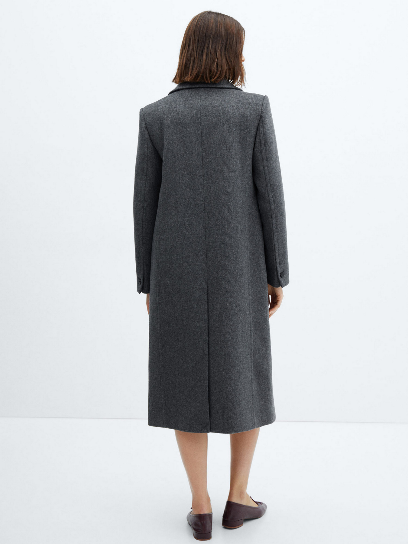 Пальто MANGO Eye модель 67020454_92 Фото