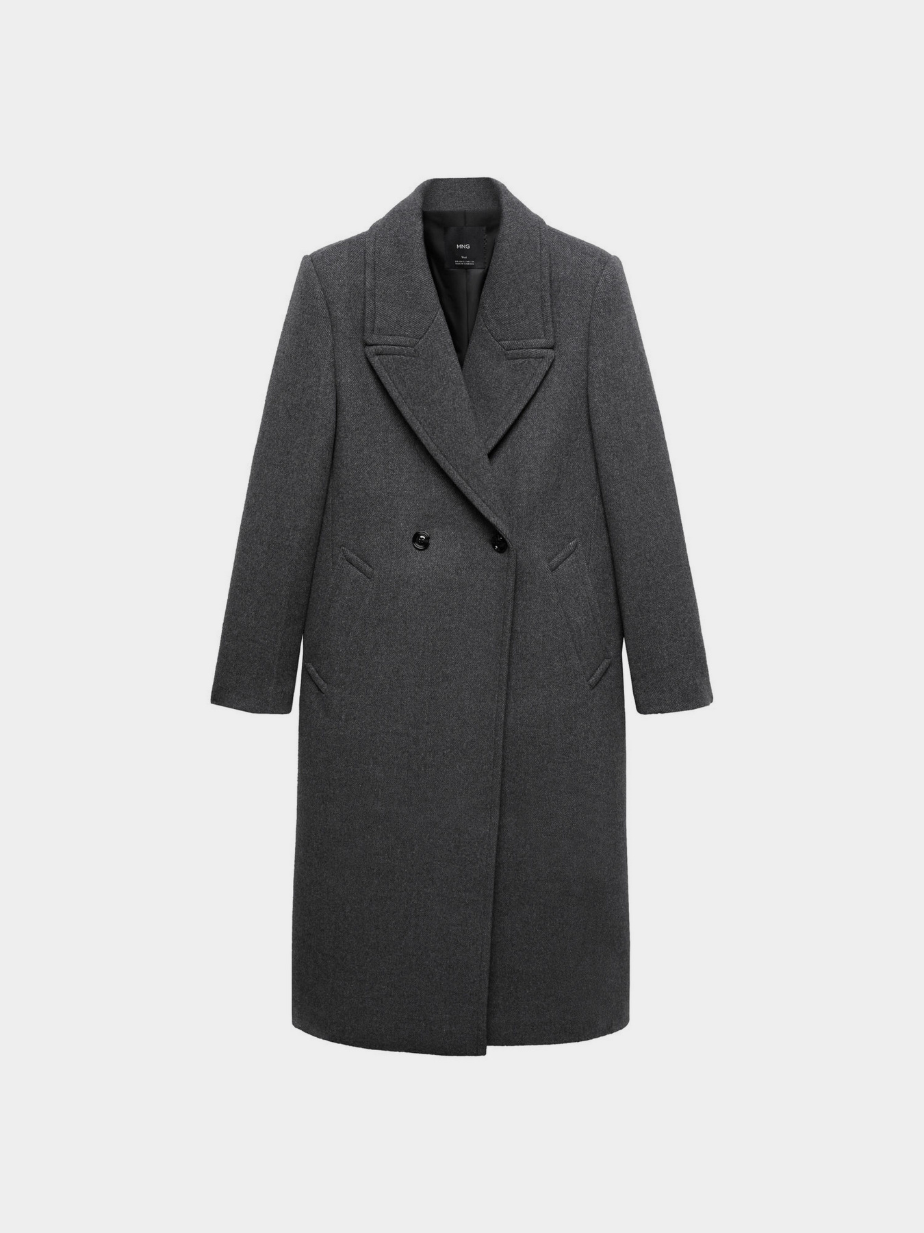 Пальто MANGO Eye модель 67020454_92 Фото