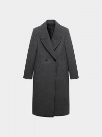 Пальто MANGO Eye модель 67020454_92 Фото