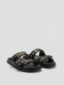 Шлепанцы MANGO модель 17061120_99 Шлепанцы MANGO модель 17061120_99 Фото