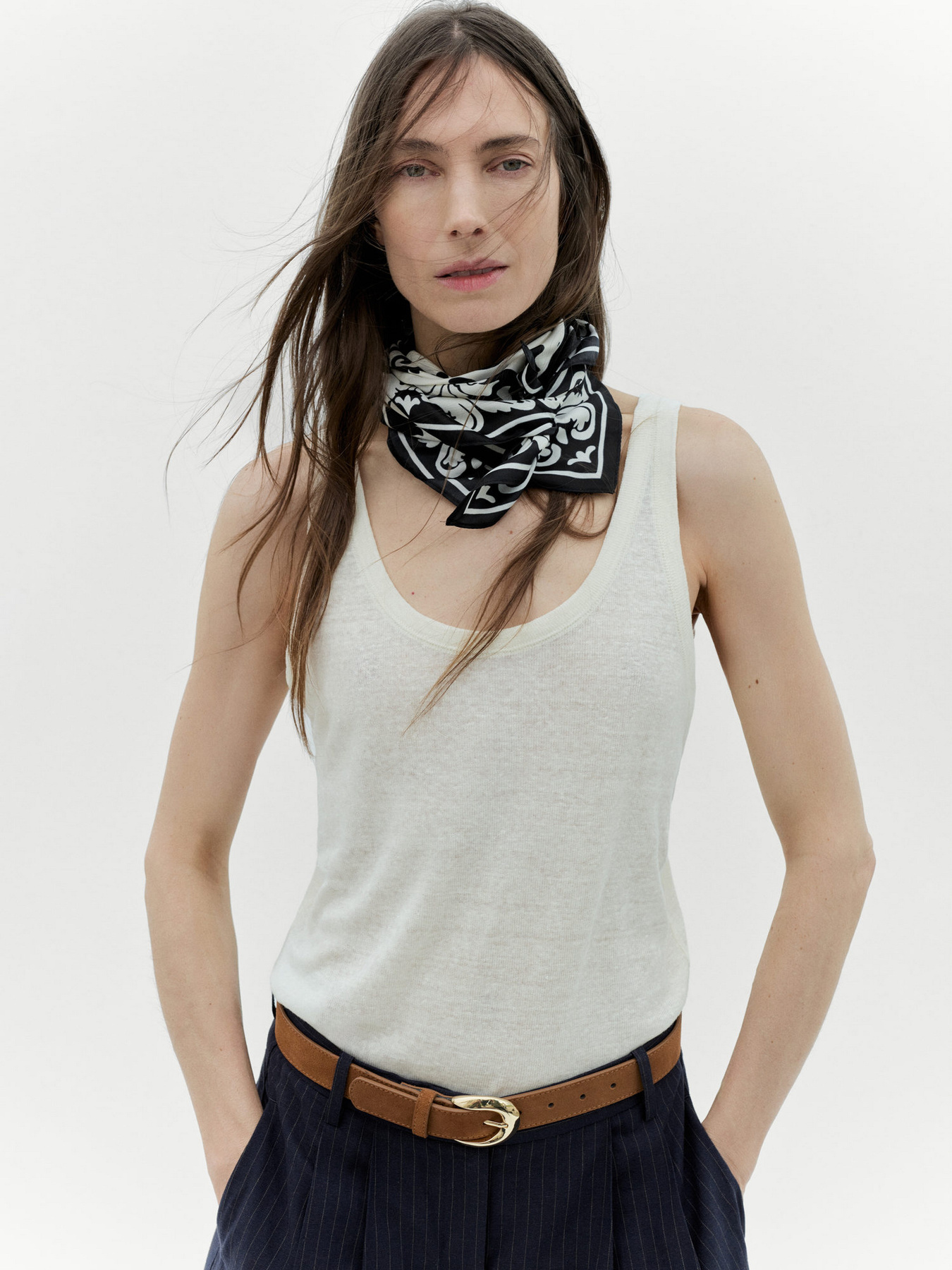 Платок MANGO модель 17031150_99 Фото