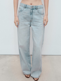 Широкие джинсы MANGO модель 17001232_TC Широкие джинсы MANGO модель 17001232_TC Фото