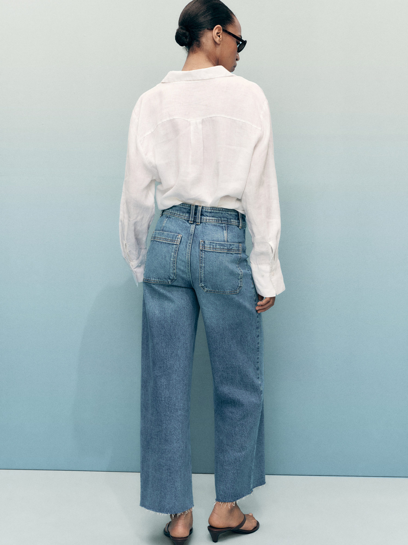 Прямі джинси MANGO модель 17001238_TM Фото