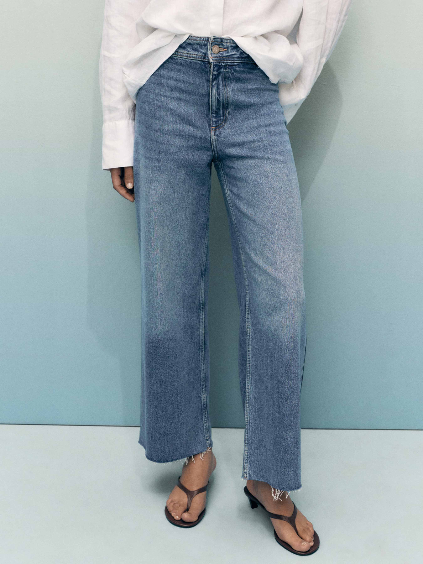 Прямі джинси MANGO модель 17001238_TM Фото