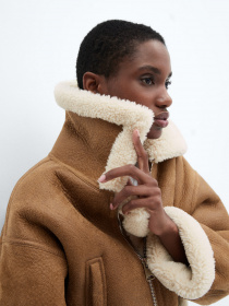 Дубленка MANGO Crawford модель 67030446_8 Фото