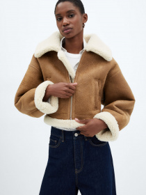 Дубленка MANGO Crawford модель 67030446_8 Фото