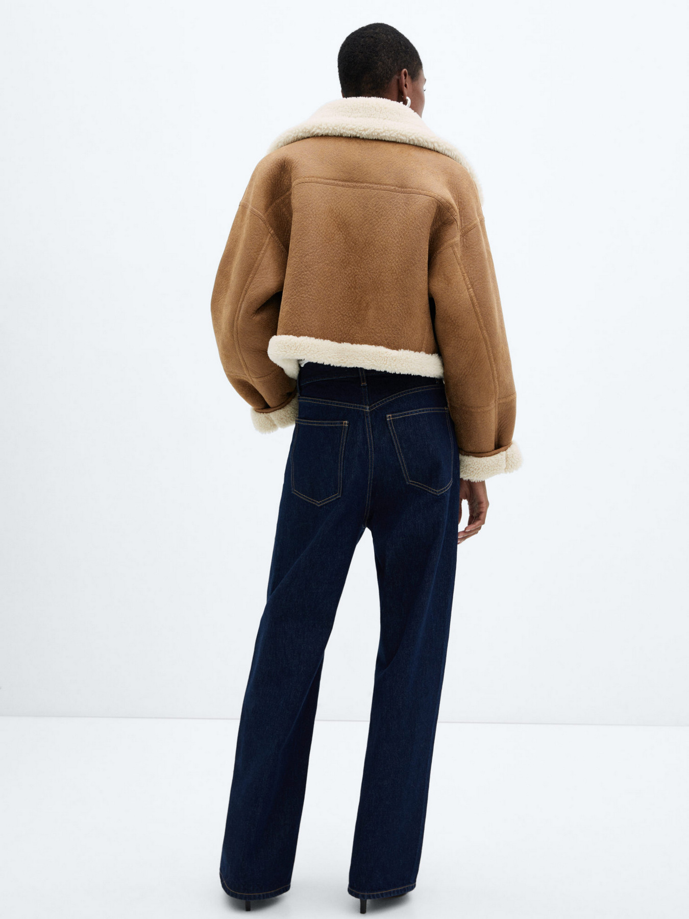 Дубленка MANGO Crawford модель 67030446_8 Фото