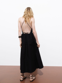 Платье макси MANGO модель 17001276_99 Фото