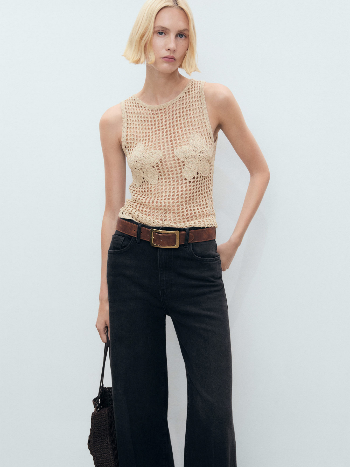 Майка MANGO модель 17011265_6 Майка MANGO модель 17011265_6 Фото