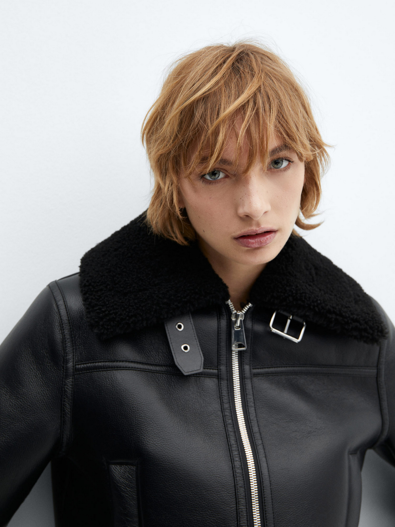 Дубленка MANGO Bicho модель 67030447_99 Фото