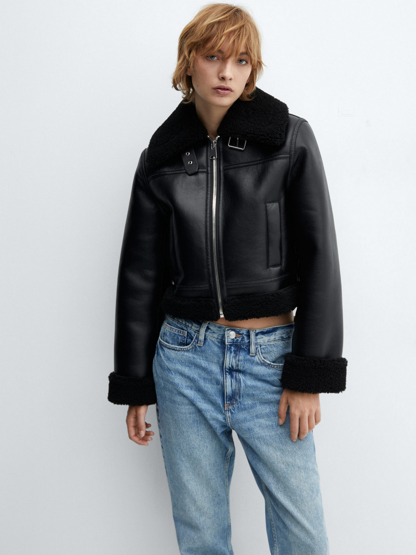 Дубленка MANGO Bicho модель 67030447_99 Фото