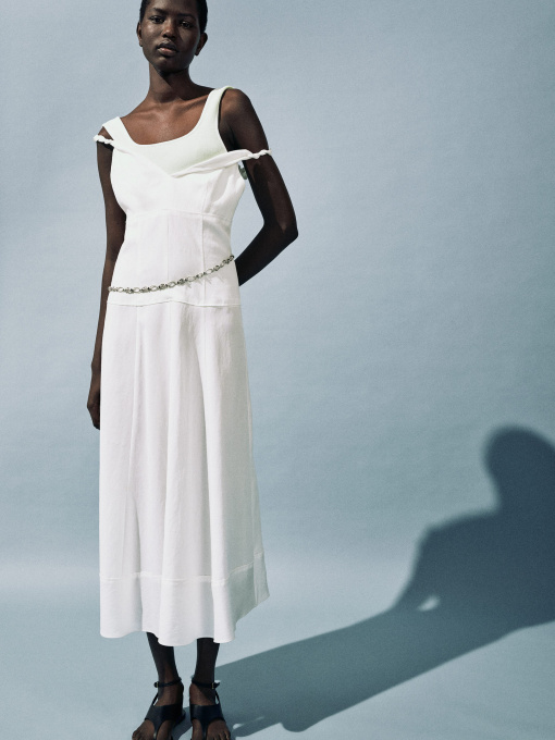 Платье миди MANGO модель 17021165_1 Фото