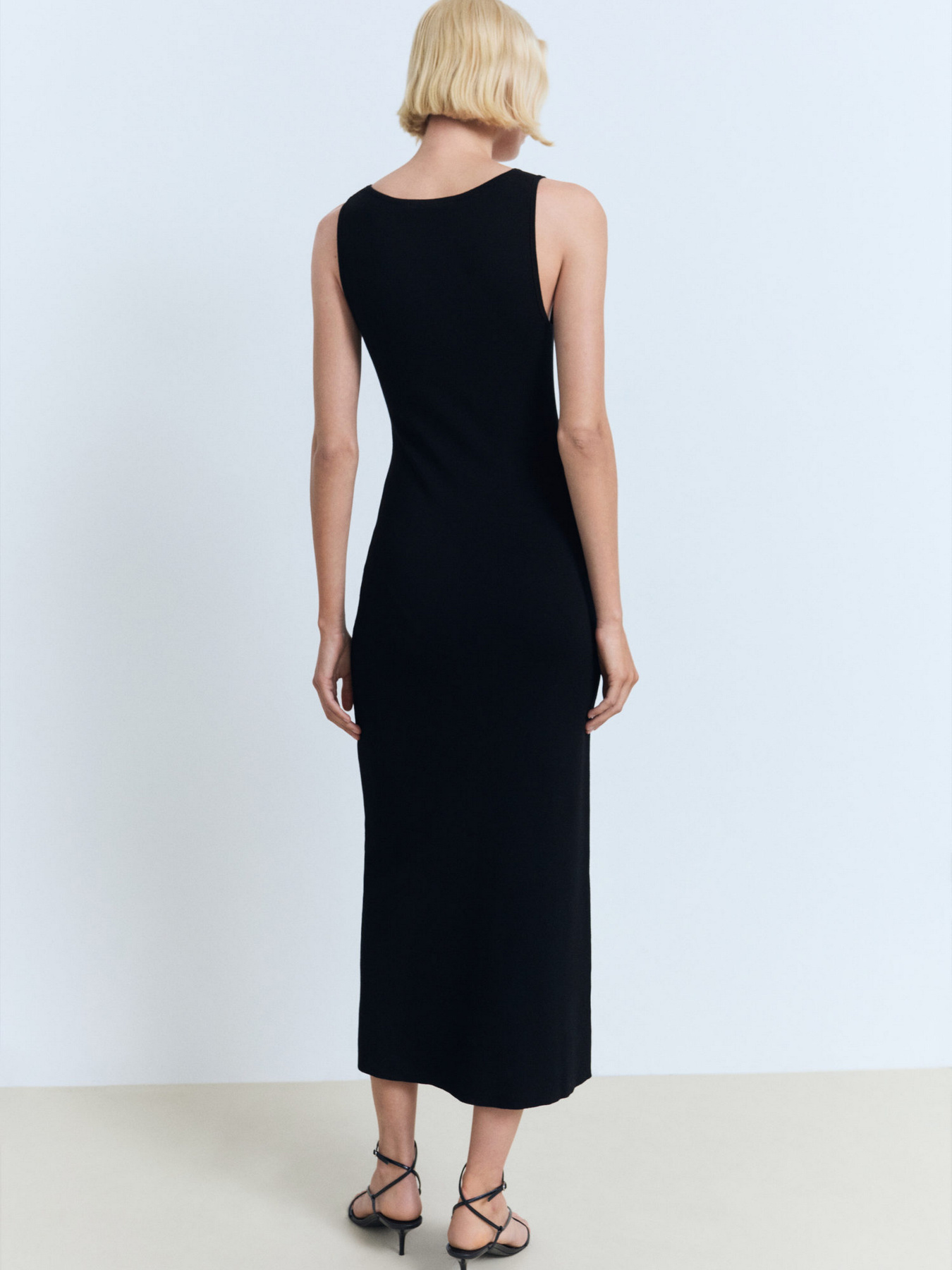 Платье макси MANGO модель 17021218_99 Фото