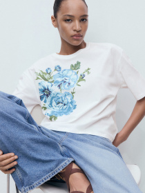 Футболка MANGO модель 17031259_2 Фото