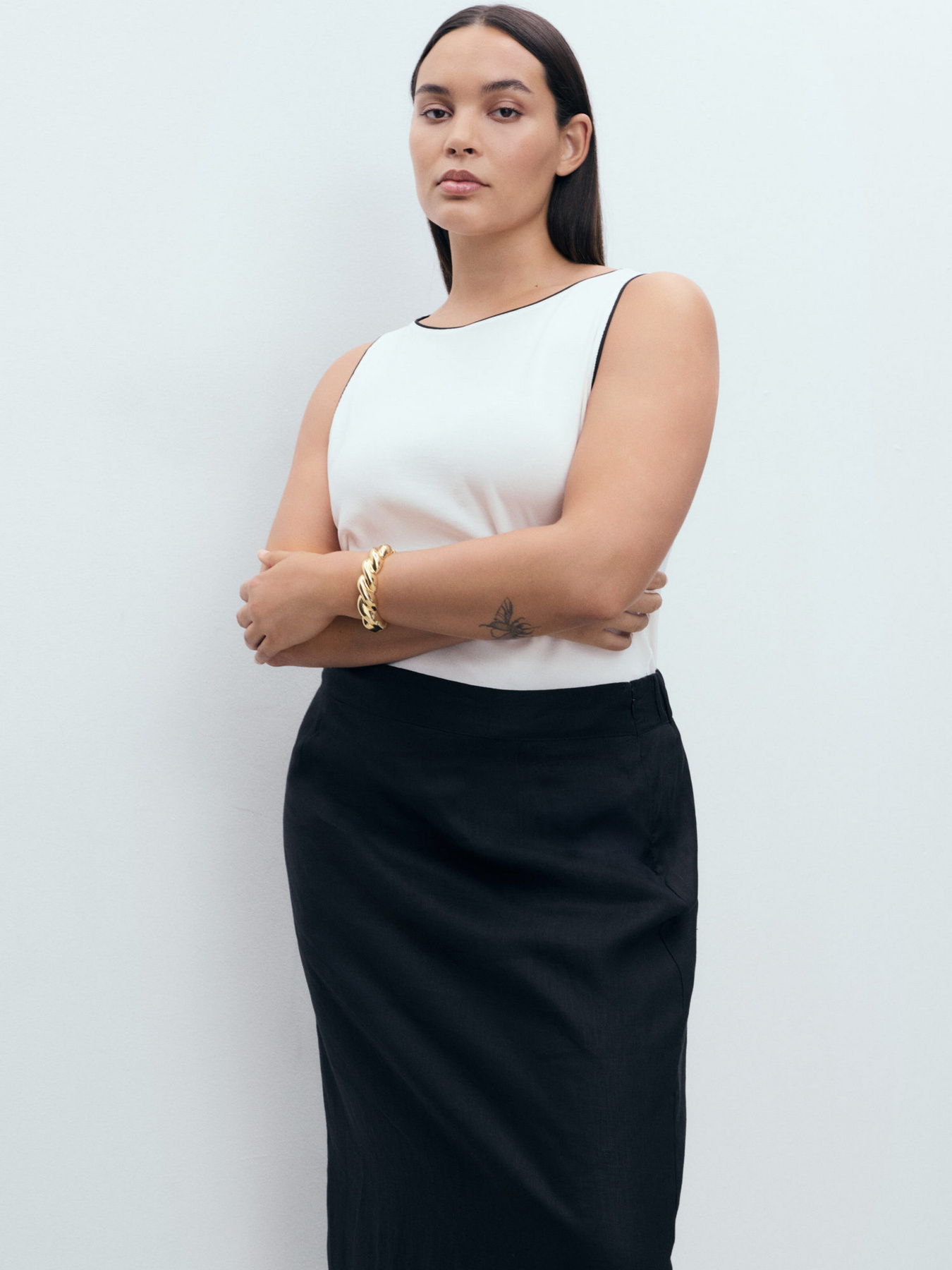 Юбка макси MANGO модель 17041158_99 Фото