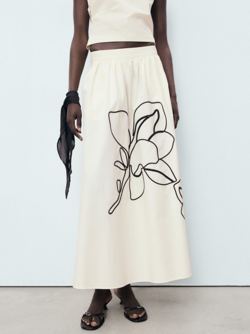 Юбка макси MANGO модель 17041174_2 Фото