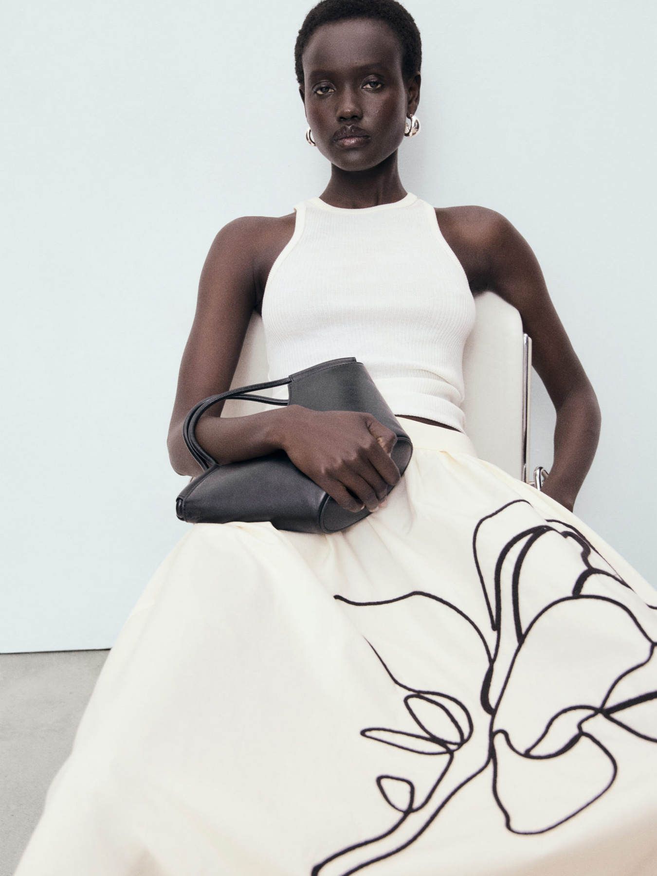 Юбка макси MANGO модель 17041174_2 Фото