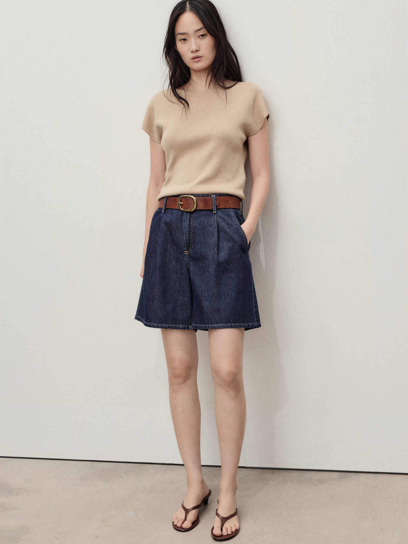 Джинсові шорти MANGO модель 17041190_TS Фото