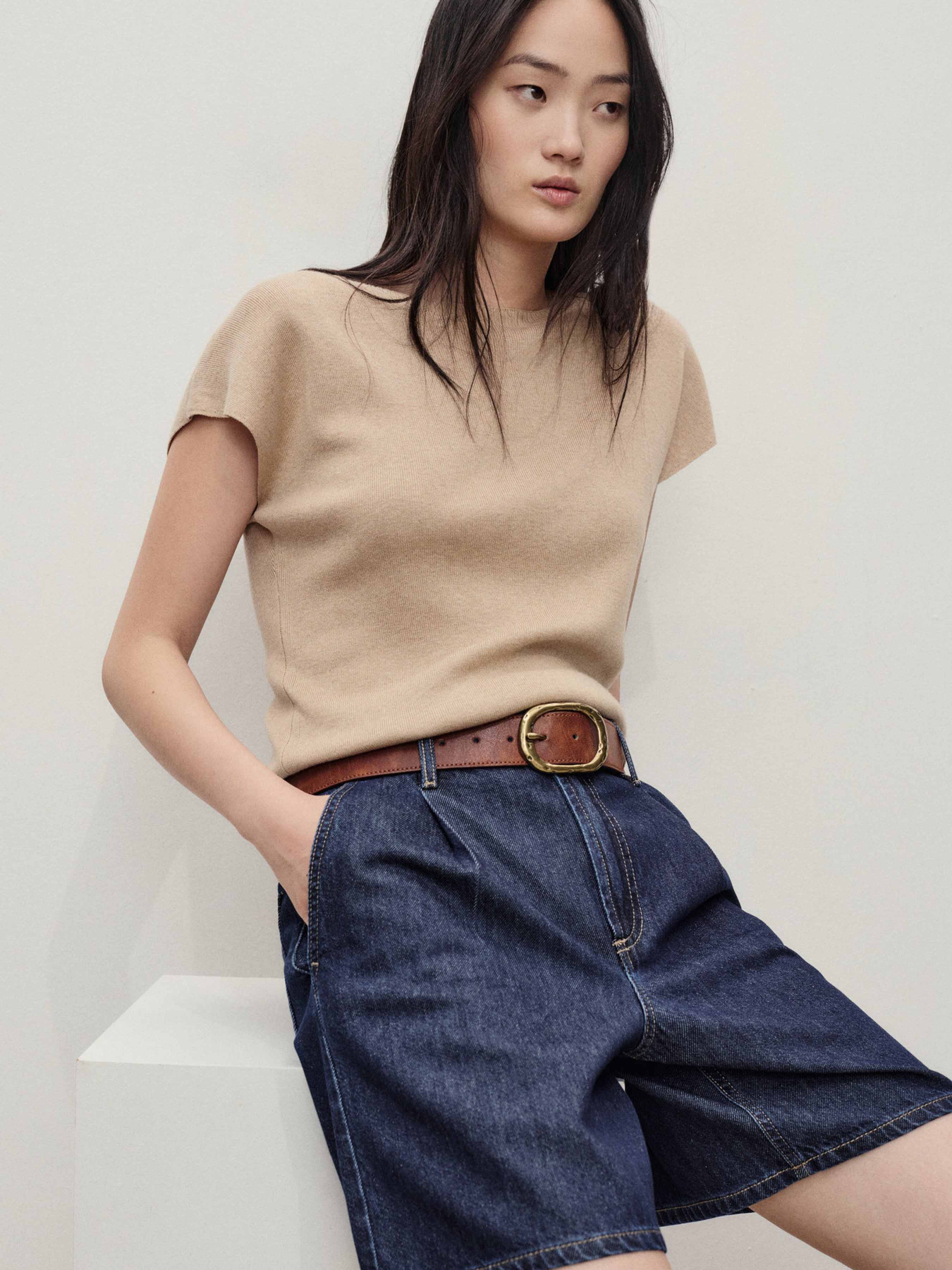 Джинсові шорти MANGO модель 17041190_TS Фото