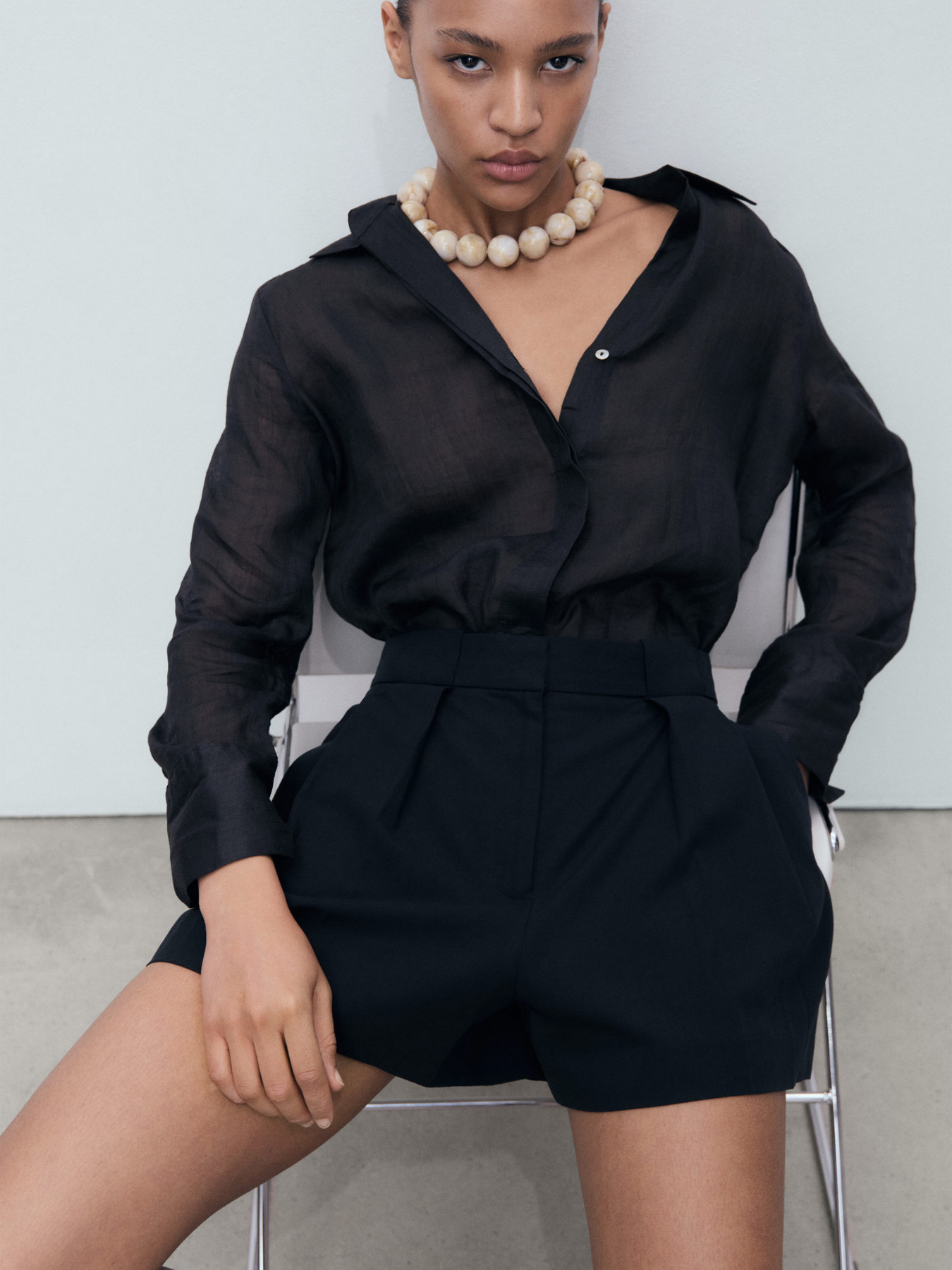 Шорты MANGO модель 17041206_99 Фото