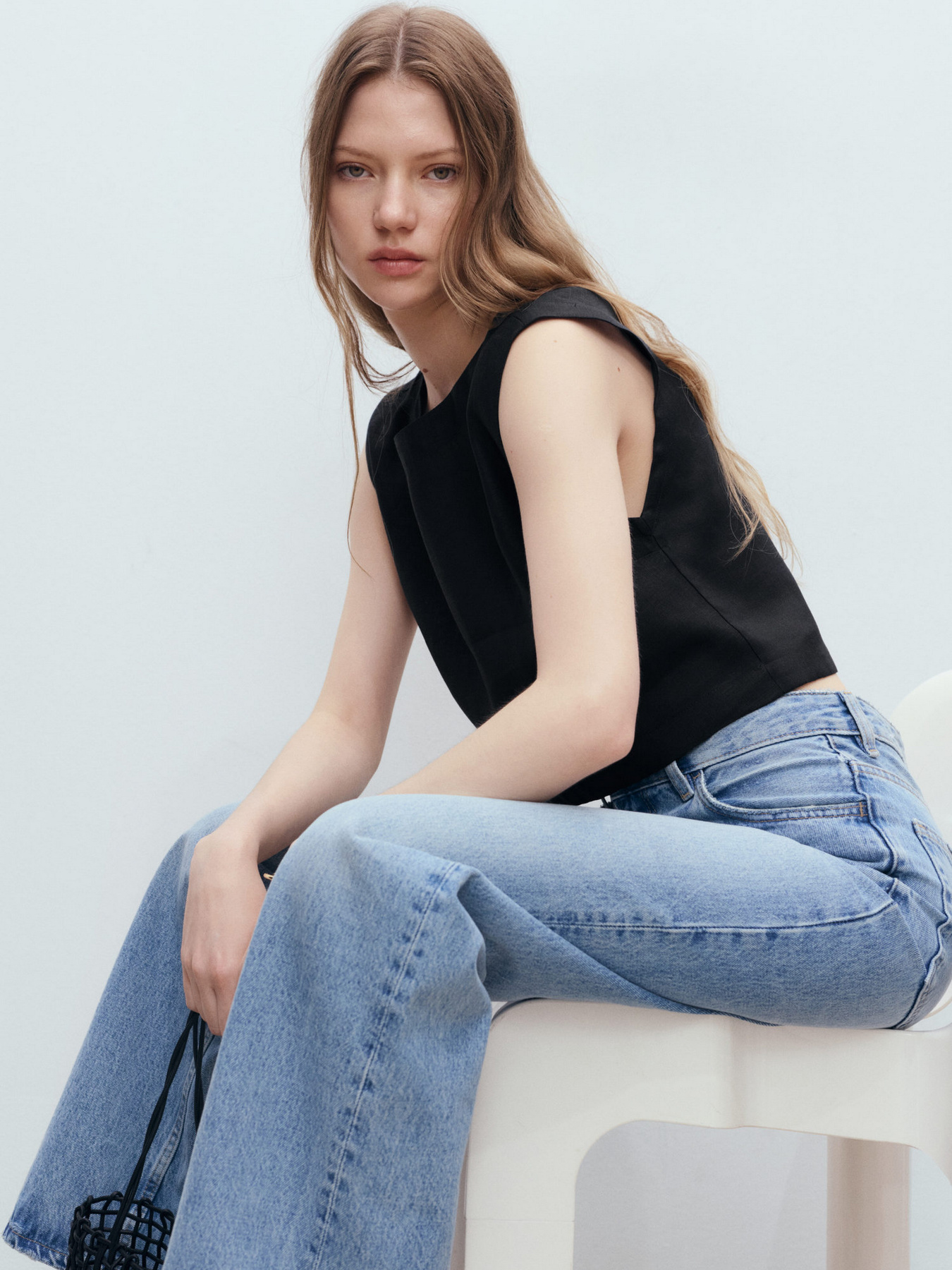 Топ MANGO модель 17051157_99 Фото