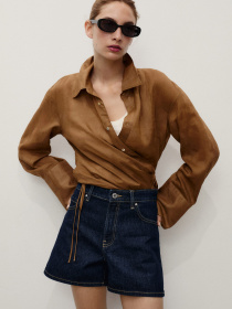 Джинсовые шорты MANGO модель 17051188_TS Фото